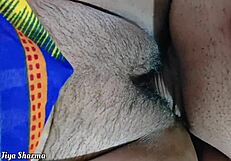 Muslim Step Father In Law Pounds Hindu Step Daughter's Pussy in XXX Threesome with Step Son