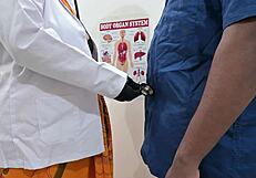 hey patient want this sexy bangladeshi doctor's handjob in hospital group fun?