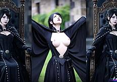 ai cosplay korean beauty teases sfw into tempting nsfw reveal