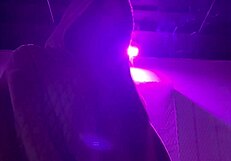 artemisia love chills outdoors puffing her cigarette sexy style