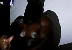 masked big black cock monster unloads huge cumshot on craving slut