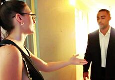 My nerdy heart races for Melanie's intense big black cravings and secret urges