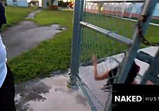 college soccer star turned latina slut fucked outdoors before cam days