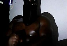 masked big black cock monster unloads huge cumshot on craving slut