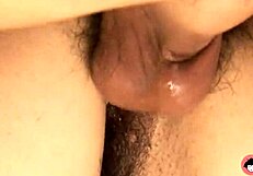 Sweet asian tart slams fat boner hard