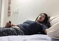 i crave sexy shemale anairb's hot cumshot bursting everywhere