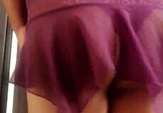 hey check out this travesti striking poses in her hottest outfits