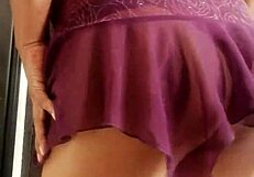 hey check out this travesti striking poses in her hottest outfits