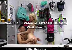 Officer Ryan rips clothes off shoplifter Braylin Bailey's skirt for vibrator punishment fuck?