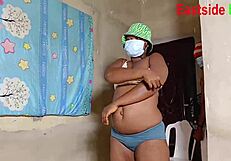 first day meeting horny ebony miracleporn she bends over for bbc creampie pounding!
