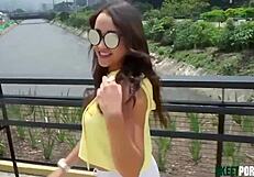 Craving Cameron Bell's Latina Ass on Colombian Streets?