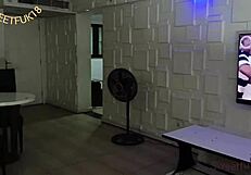 sexy neighbor nastybitch rides big black cock in shaved pussy outdoors