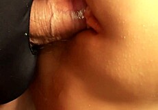 bold lube drenches hairless fuck doll's big pussy for double penetration