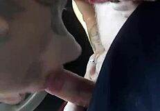 usa slut gives colorado car blowjob with cum in mouth