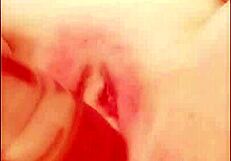 Curvy Milf's Cell Phone Captures Sloppy Wet Dildo Fucking Close Up