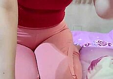 Groin MASSAGE enlarges his penis then she HANDJOBs it fully