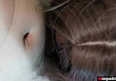 thai student slut sucks fingers pussy then creampied hard!