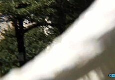 Innocent Asian Girl from Park Gives Heavenly Hairy Pussy Titty Fuck and Blowjob