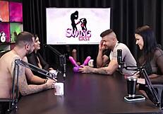 He Lost The Jerk Off Game She Stripped Him Revealing Ass And Cock In Sheer Lingerie - Casal Mattos Red