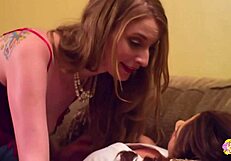 After Work Busty Vanessa Veracruz Fingers and Licks Ela Darling's Pussy