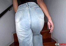 Caught Pounding Roommate's Petite 18+ Stepsis Doggystyle with Monster Cock