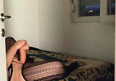 i caught curvy teen moaning with monster dildo deep inside