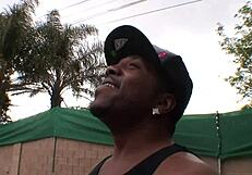 slutty blonde milf deepthroats big black cock then rides it cowgirl for creampie and facial cumshot