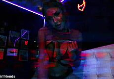 my blonde goth girlfriend madi blaze gets facefucked deepthroat then dominated rough in wet shaved pussy action