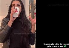 renatinha mello strips naked on copacabana avenue may 2021