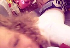 Holy Shit Curly Cheating Milf Wife Bred Creampie Snapchat Selfie!