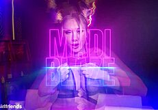 my blonde goth girlfriend madi blaze gets facefucked deepthroat then dominated rough in wet shaved pussy action