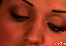 Aletta Ocean Fingers Wet Pussy and Rubs Clit Sensually