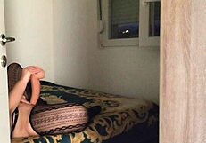 i caught curvy teen moaning with monster dildo deep inside