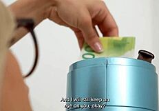 Sons Shaved Blonde Girlfriend Fucked by Father-in-Law