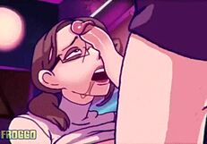 voluptuous anime babe explodes in creamy hentai cumshot
