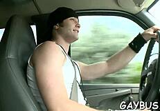 free ball batter blasts during bareback gay hunk suck!