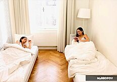 Kari and Kitty, you horny Czech sluts, fuck pussies with dildos now?