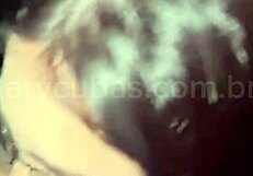 young whore grabs stranger's black cock through glory hole