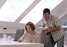 old wise guy enjoys time with young beautiful 18+ girl