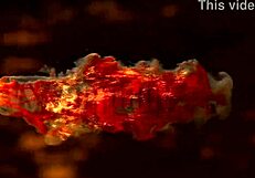 wild outdoor anal with huge cock makes her squirt monster loads close-up