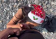 valentina gets her ass fucked on beach after holiday party