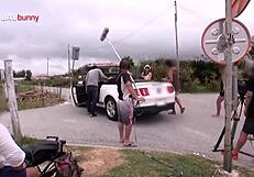 hot japanese babe what happens before a porn scene