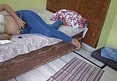 step bro gets flirty with curvy step sis at home