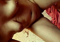 mature mom teases with solo dildo play