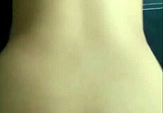 Lonely Mexican teen rides cock on sofa while parents away