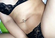 i catch sexy colombian stepsister masturbating her big tits ass and she lets me fuck her hard