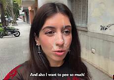 wanna cum all over my face on our first public street date?