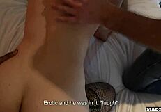 our friend maxime caught me fucking his girlfriend noochka right after she woke up