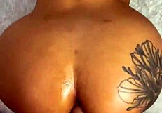 tinder slut gets anal creampie from curvy big tits date after sloppy blowjob