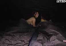 bbc rams dirty anal into lesbian chicks in hostel tent